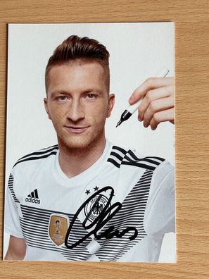 Marco Reus DFB Nationalmannschaft Autogrammkarte original signiert #S10002