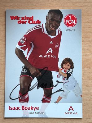 Isaac Boakye 1. FC Nürnberg Autogrammkarte original signiert #S6493