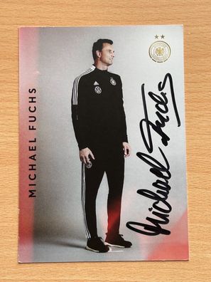 Michael Fuchs DFB Frauen Autogrammkarte original signiert #S10433