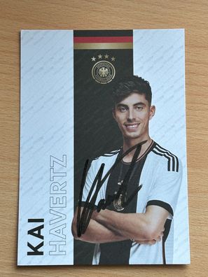 Kai Havertz DFB Autogrammkarte original signiert #S6173