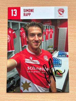 Simone Rapp FC Thun Berner Oberland Autogrammkarte original signiert #S7138