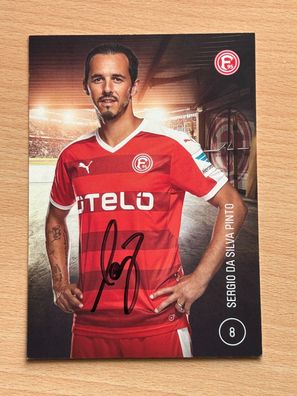 Sergio Da Silva Pinto Fortuna Düsseldorf Autogrammkarte original signiert #S7043