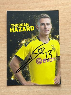 Thorgan Hazard BVB Borussia Dortmund Autogrammkarte original signiert #S6904