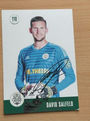 David Salfeld FC 08 Homburg Autogrammkarte original signiert #S7847