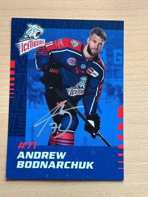 Andrew Bodnarchuk - Ice Tigers - Autogrammkarte original signiert - S10095