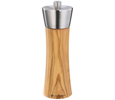 Zassenhaus Pfeffermühle Augsburg 18 cm Olivenholz 25385