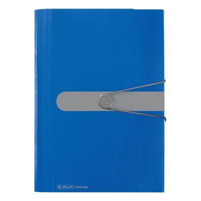 herlitz 11208402 Fächermappe easy orga to go, 12 Fächer, blau