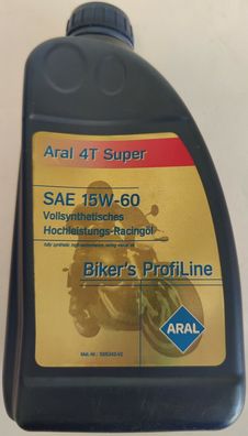 Aral T4 Super Vollsynthetisches Hochleistungs-Racingöl 1L 1005244-V2 JASO MA