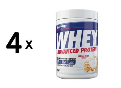 4 x Per4m Whey Advanced Protein (900g) Cereal Milk