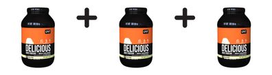 3 x QNT Delicious Whey Protein (908g) Vanilla