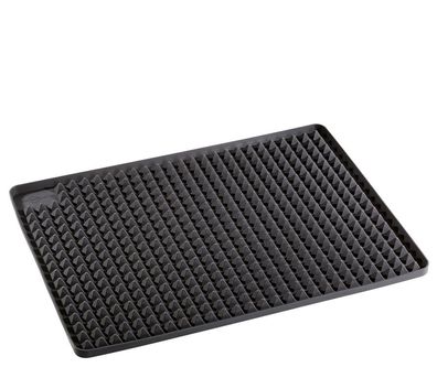Küchenprofi Backofenmatte Pyramide, schwarz 1039911040