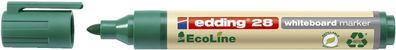 Edding 4-28004 28 Boardmarker EcoLine - nachfüllbar, 1,5 - 3 mm, grün