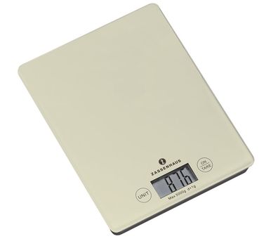 Zassenhaus Digitale Küchenwaage Balance, creme 73256