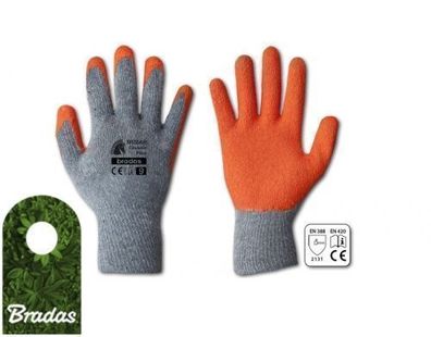 Gartenhandschuhe Schutzhandschuhe Arbeitshandschuhe Latex Größe 9 BRADAS