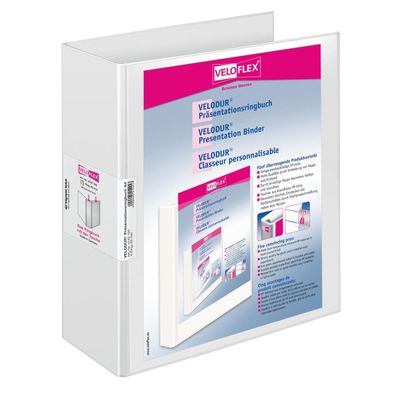 Veloflex Präsentationsringbuch Velodur 4142190 A4 60mm weiß