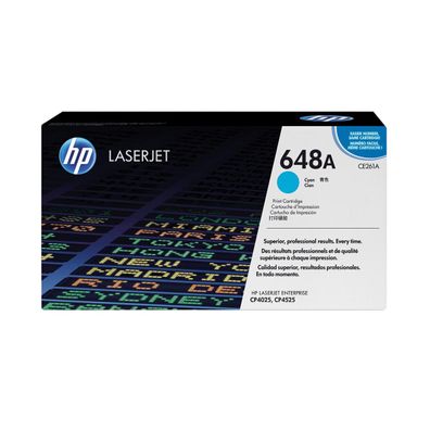 HP CE261A HP Toner CE261A-648A cyan