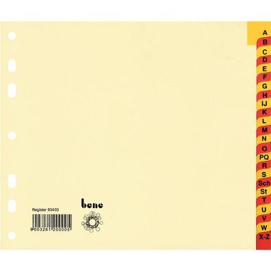 bene 93403 Karton-Reg., -Z, 5,24tlg., F