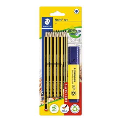 Staedtler® 120 BK12P1 Noris® Bleistift 120 - HB, 12er Promoset inkl. Textsurfer