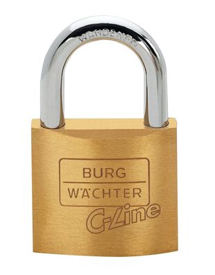 Zylindervorhangschloss 222 45 Schlosskörper-B.45mm MS versch.-schl. BURG-WÄCHTER