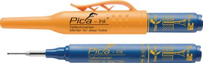 Tieflochmarker Pica-Ink blau m. Teleskopspitze PICA