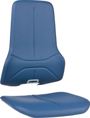 Wechselpolster Integralschaum blau f. Sitz u. Rückenlehne BIMOS