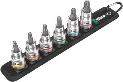 Steckschlüsselsatz Belt C 3 TORX® HF Zyklop 6-tlg.1/2 Zoll T25-T55 WERA