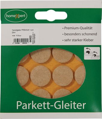 Parkettgleiter Premium 22mm Filz natur rd. selbstkl