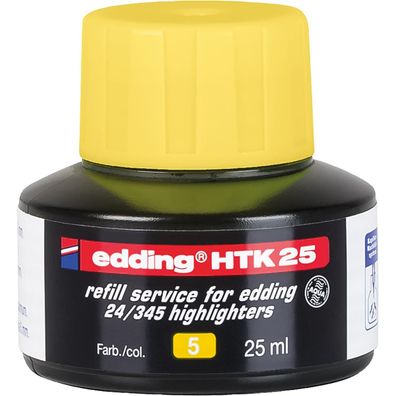 edding HTK25 4-HTK25005 Nachfülltusche 25ml gelb