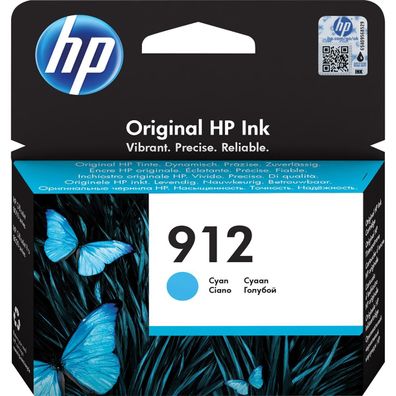 HP 912 (3YL77AE) cyan Tintenpatrone