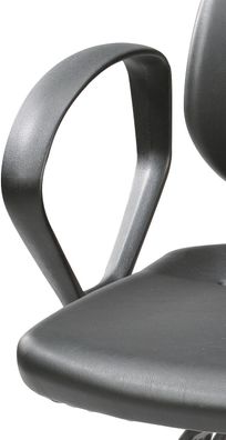 Armlehne Unitec f. Arbeitsdrehstuhl Ser. Promat, nitec verstellb. schwarz BIMOS