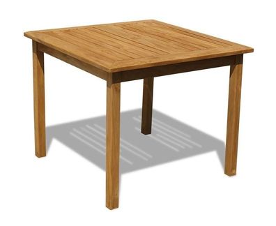 Esstisch Ragusa Teak Massivholz - Tischgröße Höhe 75 cm: 70 x 70