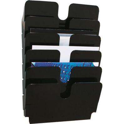 Durable Wand-Prospekthalter-Set "FLEXIPLUS 6", A4, 6 F„cher