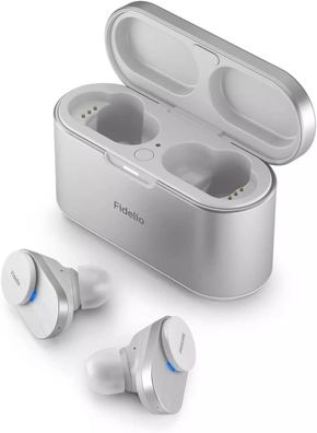 Philips Fidelio T1WT/00 True Wireless In-Ear-Kopfhörer White - Neuwertig