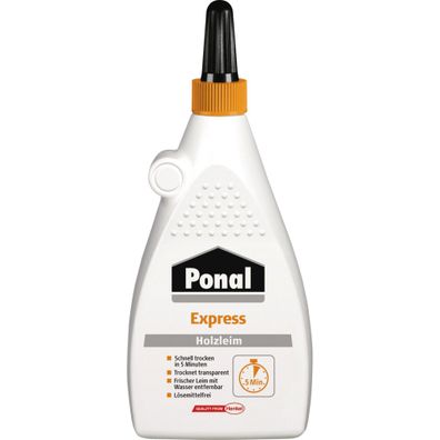 Ponal Express Holzleim, l”semittelfrei, 225 g Flasche