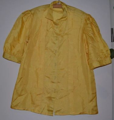 Glänzende True Vintage Bluse 1980er Jahre 80´s C&A Gr. 36