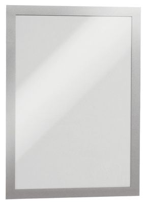 Durable 4872 23 Info-Rahmen DURAFRAME® - A4, 322 x 236 mm, silber, 2er Pack