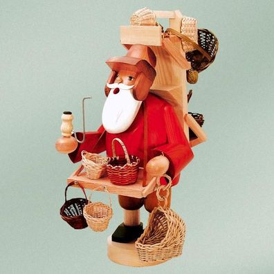 Räuchermann Korbhändler BxTxH= 10x13x23cm NEU Rauchen Rauchfigur Rauchmann Räuch