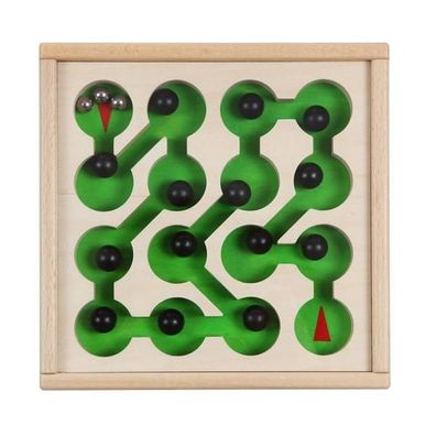 Holzspielzeug Geduldsspiel Parcuro LxBxH 225x215x40mm NEU Geduld Therapie Kinder