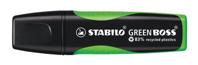 STABILO® 6070/33 Umweltfreundlicher Textmarker - GREEN BOSS - Einzelstift - grün