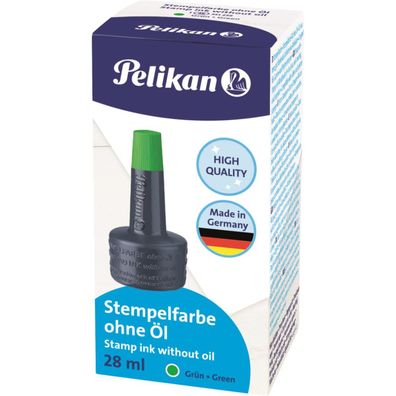 Pelikan® 351239 Stempelfarbe 4K - ohne Öl, 28 ml, grün