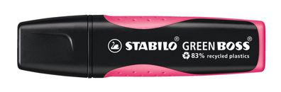 STABILO® 6070/56 Umweltfreundlicher Textmarker - GREEN BOSS - Einzelstift - pink