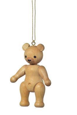 Baumbehang Teddy stehend natur BxTxH= 5,5x2,5x7,5cm NEU Christbaum Christbaum