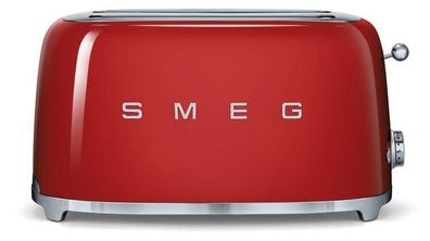 SMEG 4-Scheiben Toaster Rot TSF02RDEU