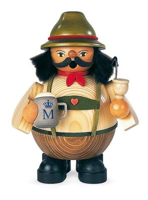 Räucherfigur Räuchermann klein Bayer auf dem Oktoberfest (BxH):12x14cm NEU