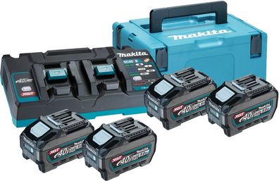 Makita Akku Power Source Kit 4 x 5,0 Ah, XGT 40 V max Li-Ionen 5,0 Ah 4 Akkus