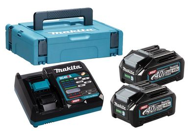 Makita Akku Power Source Kit 2 x 4,0 Ah, XGT 40 V max Li-Ionen 4,0 Ah 2 Akkus