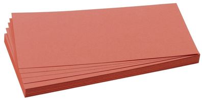 Franken UMZ102007 Moderationskarte - Rechteck, 205 x 95 mm, rot, 500 Stück