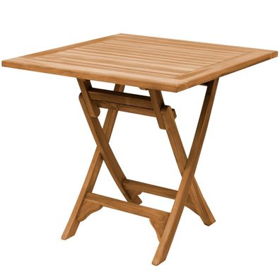 Teak Klapptisch Rovigi 110 x 70 cm + 50, Euro