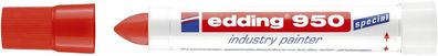 Edding 4-950002 950 Spezialmarker industry painter - 10 mm, rot