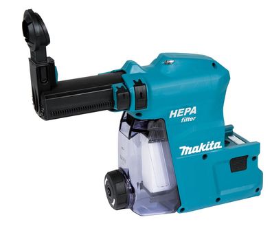 Makita Aktiver HEPA Absaugadapter DX08 mit Reinigungsmechanismus